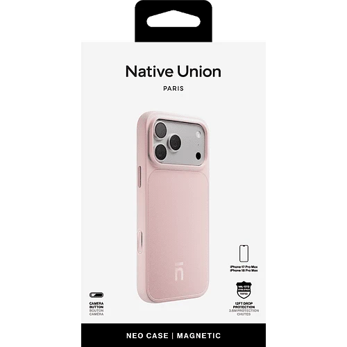 Чехол защитный NATIVE UNION NEO CASE FOR IPHONE 18 PRO MAX CANDY, для iPhone 18 PRO MAX, цвет: розовый