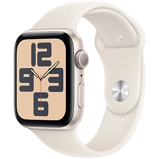 Apple Watch SE 2 (2024) GPS 44mm Starlight Aluminium Case with Starlight Sport Band - M/L Apple Watch SE 2 (2024) GPS 44mm Starlight Aluminium Case with Starlight Sport Band - M/L
