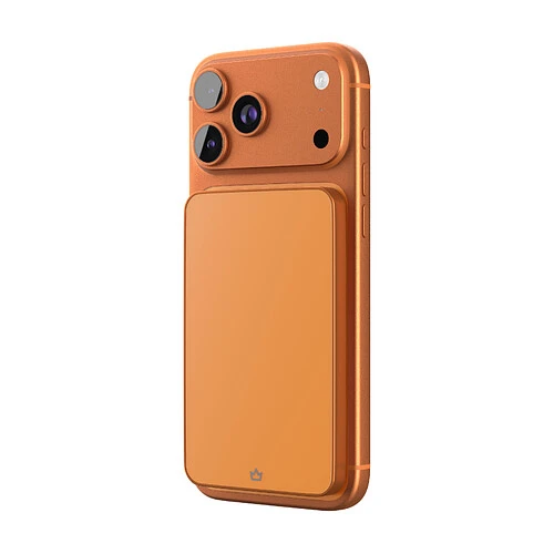 Аккумулятор внешний VLP Diamond Energy MagSafe, Qi2, 5000 mAh, 3A, USB-C, космический оранжевый