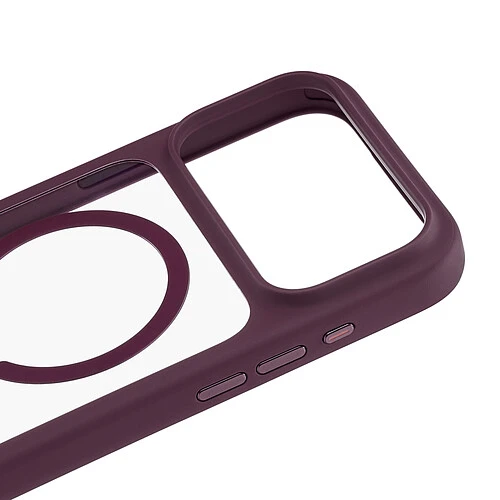 Чехол защитный uBear Shade Case для iPhone 18 Pro Max, MagSafe совместимый, усиленный, силк-тач, бургунди