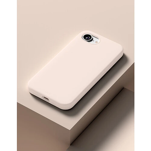 Чехол защитный VLP Aster Case с MagSafe для iPhone 16e/17e розовый