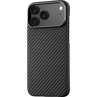 Чехол защитный uBear Supreme Case для iPhone 17 Pro Max, ультратонкий, материал Кевлар, MagSafe совместимый, черный