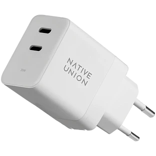 FAST GAN CHARGER 35W-WHITE-EU, СЗУ 35W,  разъёмы USB-C . Цвет: белый FAST GAN CHARGER 35W-WHITE-EU, СЗУ 35W,  разъёмы USB-C . Цвет: белый