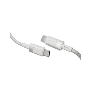 Кабель VLP Force Line 100W USB-C + USB-C, 2.0м, белый