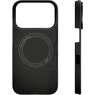 Чехол защитный VLP Kevlar Case с MagSafe для iPhone 18 Pro, черный