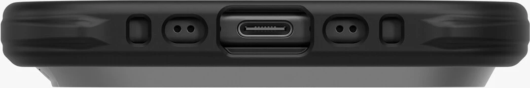 Чехол Uniq для iPhone Air KEVA Kevlar Carbon Black (MagSafe)