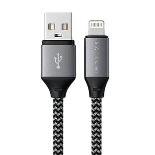 Кабель Satechi USB-A to Lightning Cable, 0.25м Кабель Satechi USB-A to Lightning Cable, 0.25м