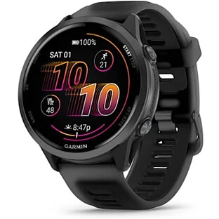 Умные часы Garmin Forerunner 570, 47 мм, Slate Grey Aluminium with Translucent Black/Black Band
