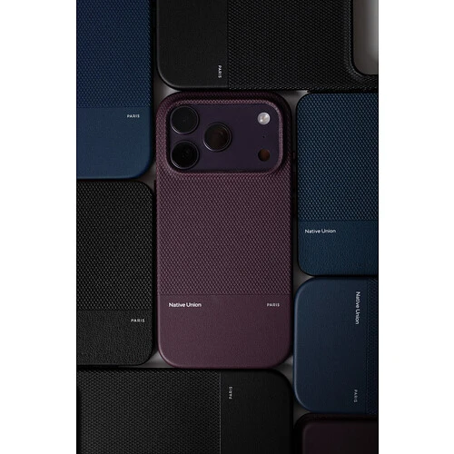 Чехол защитный NATIVE UNION (RE)CLASSIC CASE FOR IPHONE 18 PRO BURGUNDY, для iPhone 18 PRO, цвет: темная вишня