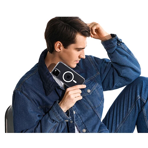 Чехол защитный uBear Real Mag Case  для  iPhone 15 , MagSafe совместимый, усиленный