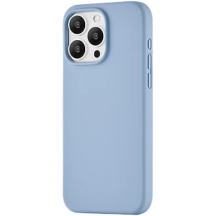 Чехол защитный uBear Touch Mag Case  iPhone 15 Pro Max  MagSafe  силикон  голубой