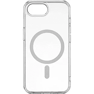 Чехол защитный uBear Real Mag Case для iPhone 16e, MagSafe совместимый, усиленный, прозрачный