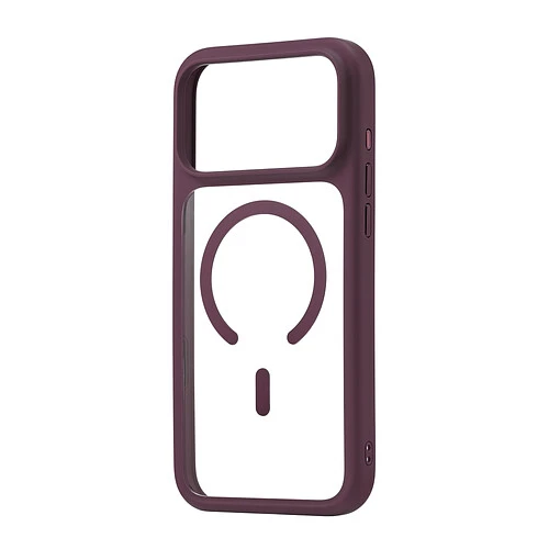 Чехол защитный uBear Shade Case для iPhone 18 Pro Max, MagSafe совместимый, усиленный, силк-тач, бургунди