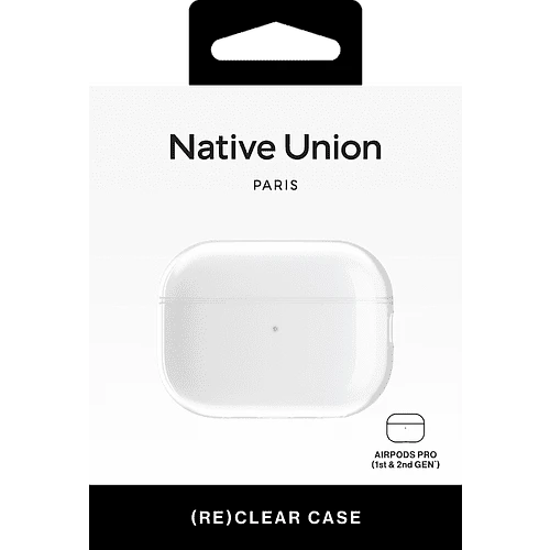 (RE)CLEAR CASE, чехол защитный NATIVE UNION для Airpods Pro 2, цвет: прозрачный