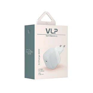Сетевое зарядное устройство VLP G-Charge 60Вт USB-C, белый