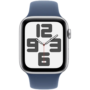 Apple Watch SE 2 (2024) GPS 40mm Silver Aluminium Case with Denim Sport Band - S/M Apple Watch SE 2 (2024) GPS 40mm Silver Aluminium Case with Denim Sport Band - S/M