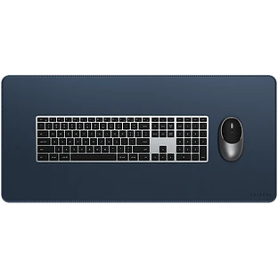 SATECHI , СинийVegan-Leather Premium Desk Mat SATECHI , СинийVegan-Leather Premium Desk Mat