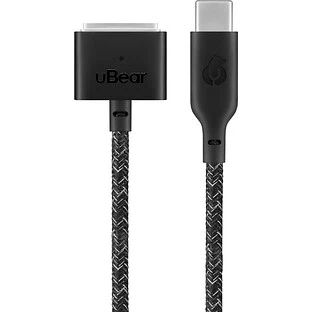 Зарядный кабель зарядный uBear Trend Cable MagSafe 2.4м, черный