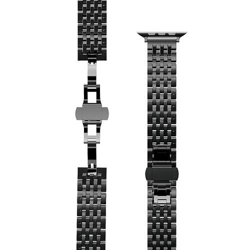 Ремешок из нержавеющей стали VLP Stark Band для Apple Watch 42/44/45/46/49 мм, черный