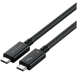 Кабель Satechi Thunderbolt 4 Pro, Чёрный, 1м Кабель Satechi Thunderbolt 4 Pro, Чёрный, 1м