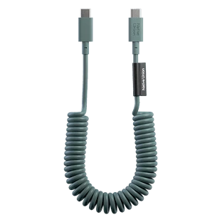 Кабель Native Union POP CABLE, кабель зарядный USB-C/USB-C, 60W, длина 1,2 м., цвет: темно-зелёный