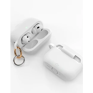 Чехол силиконовый VLP Charm Case для AirPods Pro 3, белый