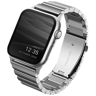 Ремешок Uniq для Apple Watch 49/46/45/44 mm Strova Strap Link Steel Silver Ремешок Uniq для Apple Watch 49/46/45/44 mm Strova Strap Link Steel Silver