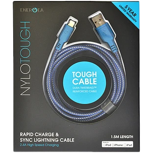 ENERGEA Кабель-переходник с USB на Lightning Nylotough