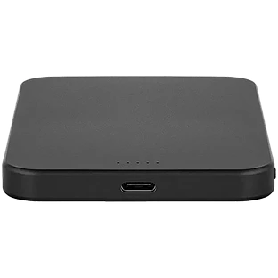 Внешний аккумулятор uBear Slide Power bank 5000mAh, PD20W, Qi2, черный Внешний аккумулятор uBear Slide Power bank 5000mAh, PD20W, Qi2, черный