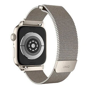 Ремешок Uniq для Apple Watch 41/40/38 mm Dante Strap Mesh Steel Starlight Ремешок Uniq для Apple Watch 41/40/38 mm Dante Strap Mesh Steel Starlight