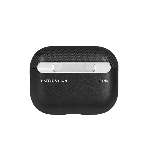 (RE)Classic CASE чехол защитный для AIRPODS PRO 2 кожанный, цвет: чёрный