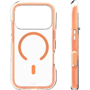 Чехол защитный VLP Bubble Case с MagSafe для iPhone 17 Pro, оранжевый
