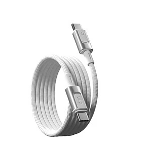 Дата-кабель VLP Force Line Magnet USB-C, 1.5м, 100W, белый