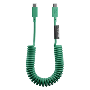 Кабель Native Union POP CABLE, кабель зарядный USB-C/USB-C, 60W, длина 1,2 м., цвет: зелёный