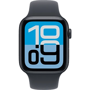 Apple Watch SE 3, GPS, 44mm, Midnight Aluminium Case with Midnight Sport Band - M/L