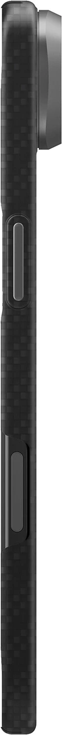 Чехол Uniq для iPhone Air KEVA EDGE Full Kevlar Carbon Black (MagSafe)