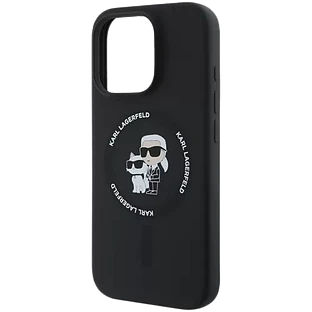 Lagerfeld для iPhone 16 Pro чехол Liquid Silicone NFT Karl & Choupette Hard Black (MagSafe) Lagerfeld для iPhone 16 Pro чехол Liquid Silicone NFT Karl & Choupette Hard Black (MagSafe)