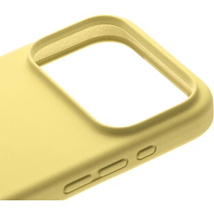 Чехол защитный uBear Touch Mag Case для iPhone 17 Pro, MagSafe совместимый, силикон, софт-тач, светло-желтый