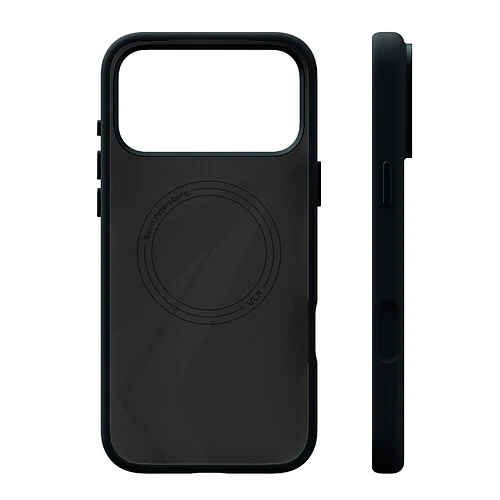 Чехол защитный VLP Aster Pro Case с MagSafe для iPhone 17 Pro Max, черный Чехол защитный VLP Aster Pro Case с MagSafe для iPhone 17 Pro Max, черный