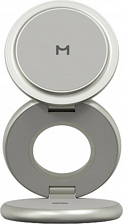 Беспроводное зарядное устройство 3 в 1 Magssory Signature Disc Pro для Apple, с поддержкой Qi2, Titan