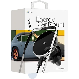 Автомобильный держатель VLP Energy Car Mount MagSafe, черный