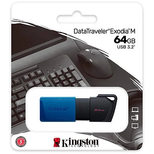 Память ( USB flash ) KINGSTON DataTraveler Exodia M 64 ГБ