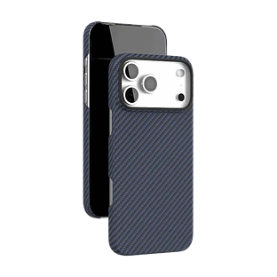 Чехол защитный VLP Kevlar Case с MagSafe для iPhone 17 Pro Max, синий Чехол защитный VLP Kevlar Case с MagSafe для iPhone 17 Pro Max, синий