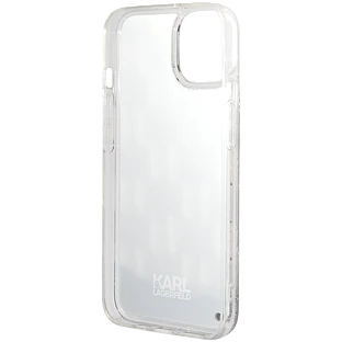 Lagerfeld для iPhone 14 чехол Liquid Glitter Monogram Hard Black Lagerfeld для iPhone 14 чехол Liquid Glitter Monogram Hard Black
