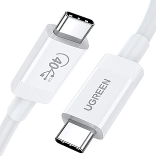 Кабель UGREEN US506-40113 USB4 Gen3  для передачи данных + зарядки + аудио и видео  40 Гбит/с  8К@60