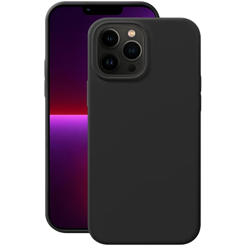 88105, Чехол Liquid Silicone Pro для Apple iPhone 13 Pro Max, черный, картон, Deppa 88105, Чехол Liquid Silicone Pro для Apple iPhone 13 Pro Max, черный, картон, Deppa