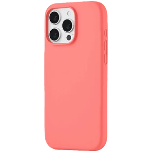 Чехол защитный uBear Touch Mag Case iPhone 16 Pro Max, софт-тач, коралловый