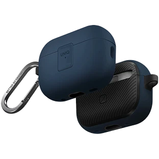 Uniq для Airpods Pro 2 чехол CLYDE Lock case Royal Blue/Dark Grey