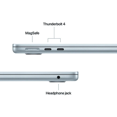 MacBook Air 15.3" M4 (10C CPU/10C GPU), 16GB, 256GB, Небесно-голубой
