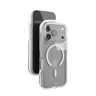 Чехол защитный VLP Bubble Case с MagSafe для iPhone 17 Pro, белый	